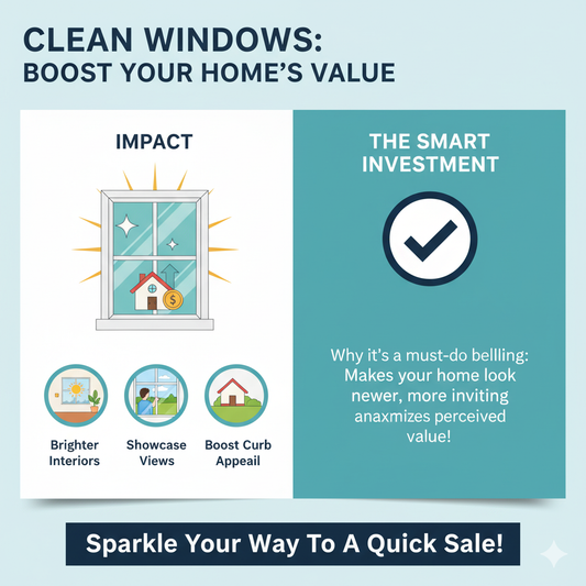 How Clean Windows Can Increase Your Home’s Market Value