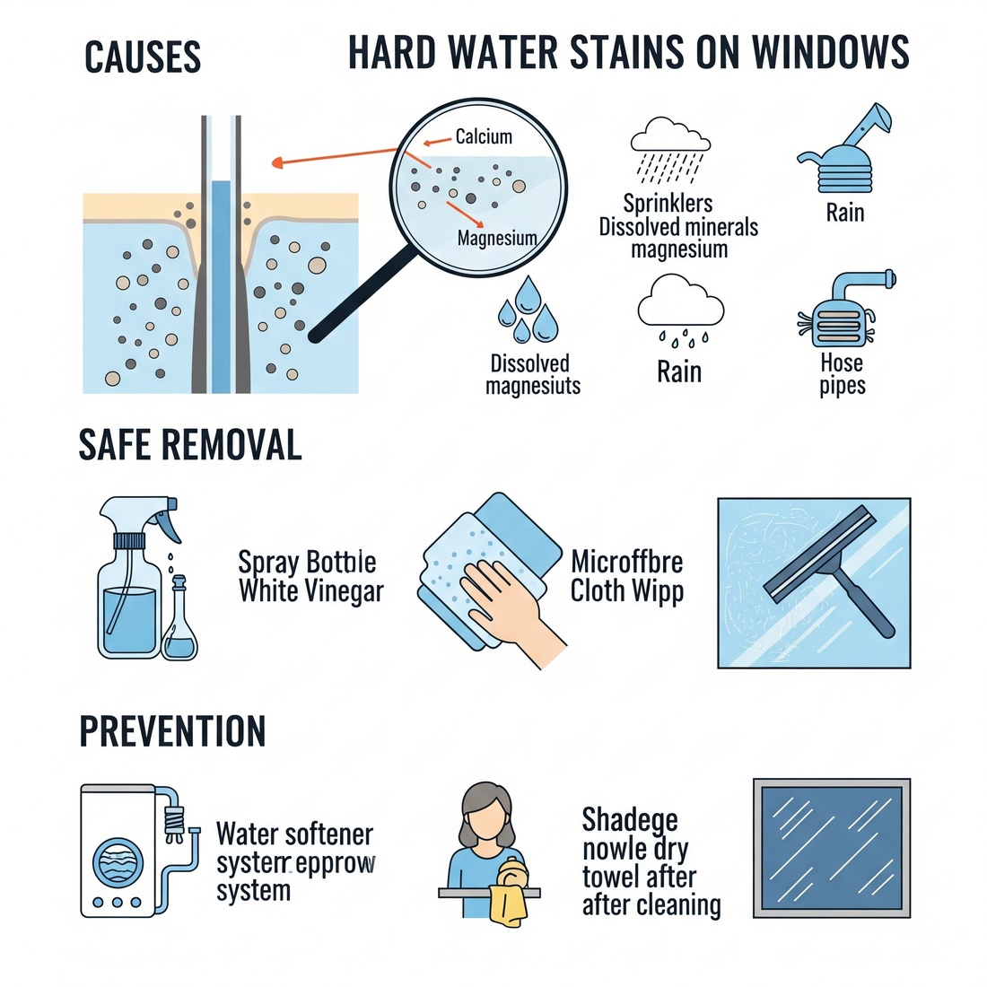 Hard Water Stains on Windows: Causes, Prevention & Removal