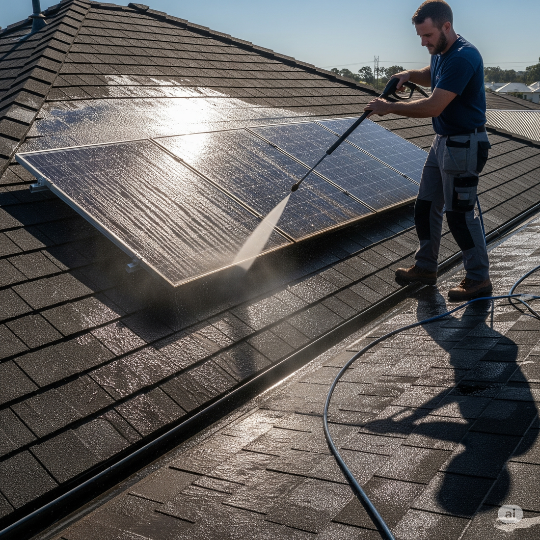 Why You Should Avoid Pressure Washing Solar Panels