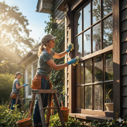 How to Safely Clean Windows in Historic Homes Without Damaging Them