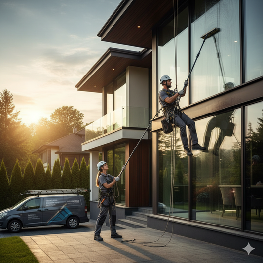 High-Rise & Multi-Story Window Cleaning in Mountain Areas: Safety & Technique