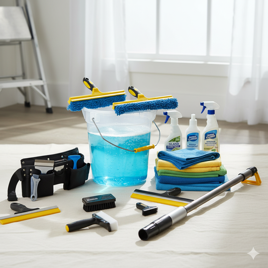 Tools the Pros Use for Streak-Free Window Cleaning