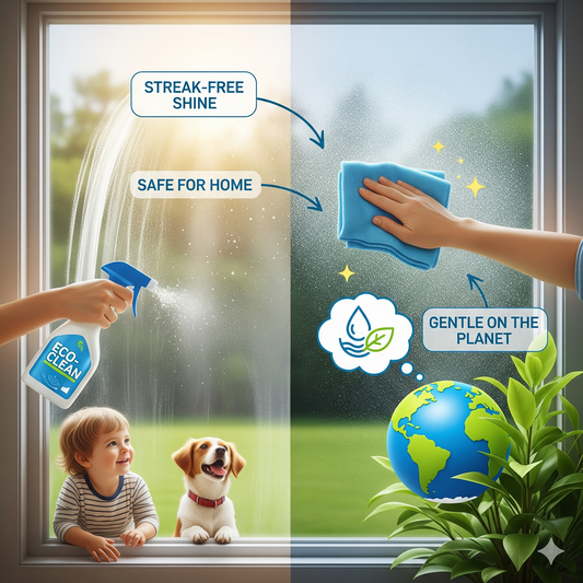 Eco-Friendly Window Cleaning: Safe, Streak-Free & Sustainable Solutions
